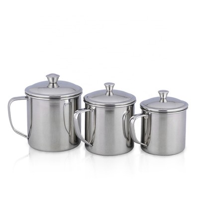 Wholesale High Quality Metal Water Drink Cup Stainless Steel Mugs In bulk with Lids