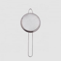 Factory Direct stainless steel cocktail bar double mesh strainer with handle